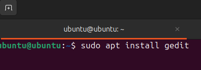 Install Gedit Screenshot